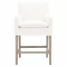 Essentials For Living Drake Slipcover Counter Stool - Front Angle - Essentials For Living Drake Slipcover Counter Stool - Front Angle