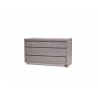 Savvy Double Dresser High Gloss Light Grey - Folded