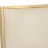 Sunpan Odilia Stackable Dining Chair Bravo Cream - Closeup Top Angle - Sunpan Odilia Stackable Dining Chair Bravo Cream - Closeup Top Angle