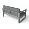 Anderson Teak Lucca Left Loveseat Back view - Anderson Teak Lucca Left Loveseat Back view