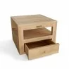 Anderson Teak Copacabana Side Table Open View - Anderson Teak Copacabana Side Table Open View