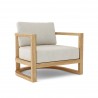 Anderson Teak Junus Lounge Armchair Side Angle