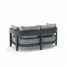 Anderson Teak Coronado Deep Seating Aluminum Loveseat Baclk - Anderson Teak Coronado Deep Seating Aluminum Loveseat Baclk
