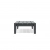 Anderson Teak Coronado Aluminum Rectangular Coffee Table side