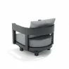 Anderson Teak Coronado Aluminum Swivel Armchair Back - Anderson Teak Coronado Aluminum Swivel Armchair Back