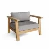 Anderson Teak Palmero Deep Seating Armchair - Angled - Anderson Teak Palmero Deep Seating Armchair - Angled