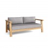 Anderson Teak Palermo Deep Seating Loveseat - Angled