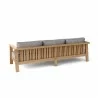 Anderson Teak Palermo Deep Seating Sofa - Grey - Angled - Anderson Teak Palermo Deep Seating Sofa - Grey - Angled