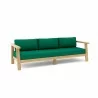 Anderson Teak Palermo Deep Seating Sofa - Forest Green - Angled - Anderson Teak Palermo Deep Seating Sofa - Forest Green - Angled