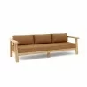 Anderson Teak Palermo Deep Seating Sofa - Teak - Angled - Anderson Teak Palermo Deep Seating Sofa - Teak - Angled