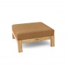 Anderson Teak Palermo Ottoman - Teak - Angled
