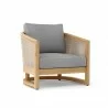 Anderson Teak Catania Deep Seating Armchair Front Angle - Anderson Teak Catania Deep Seating Armchair Front Angle