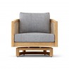 Anderson Teak Catania Swivel Chair Front