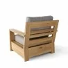 Anderson Teak Madera Deep Seating Armchair - Back Angled - Anderson Teak Madera Deep Seating Armchair - Back Angled