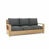 Anderson Teak Madera Deep Seating Sofa - Charcoal - Angled View - Anderson Teak Madera Deep Seating Sofa - Charcoal - Angled View