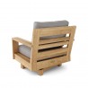 Anderson Teak Madera Swivel Armchair - Back Angled