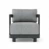 Anderson Teak Granada Deep Seating Aluminum Armchair Front - Anderson Teak Granada Deep Seating Aluminum Armchair Front