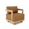 Anderson Teak Granada Deep Seating Armchair - Teak - Angled View