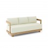 Anderson Teak Granada Deep Seating Sofa - Natural - Angled