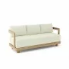Anderson Teak Granada Deep Seating Sofa - Natural - Angled - Anderson Teak Granada Deep Seating Sofa - Natural - Angled