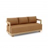 Anderson Teak Granada Deep Seating Sofa - Teak - Angled