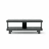 Anderson Teak Granada Aluminum Coffee Table Front - Anderson Teak Granada Aluminum Coffee Table Front