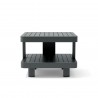 Anderson Teak Granada Aluminum Side Table Front