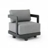 Anderson Teak Granada Deep Seating Aluminum Swivel Armchair  - Anderson Teak Granada Deep Seating Aluminum Swivel Armchair 