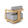 Anderson Teak Granada Swivel Armchair - Back Angled