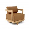Anderson Teak Granada Swivel Armchair - Teak - Angled