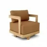 Anderson Teak Granada Swivel Armchair - Teak - Angled - Anderson Teak Granada Swivel Armchair - Teak - Angled