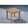 Tortuga Outdoor 5pc Teak Sofa and Fire Table Set Side Table
