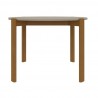 Manhattan Comfort Mid-Century Modern Gales Round 46.54 Dining Table with Solid Wood Legs Greige Front