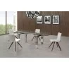Cuatro Extendable Dining Table With Aluminum Plates - Lifestyle - Cuatro Extendable Dining Table With Aluminum Plates - Lifestyle