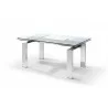Cuatro Extendable Dining Table With Aluminum Plates - Cuatro Extendable Dining Table With Aluminum Plates