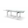 Cuatro Extendable Dining Table With Aluminum Plates - Exended - Cuatro Extendable Dining Table With Aluminum Plates - Exended