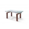 Whiteline Modern Living Davy Extendable Dining Table - Walnut