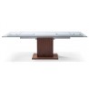 Pilastro Extendable Dining Table - Front Extended