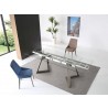 Delta Extendable Dining Table - Grey - Lifestyle