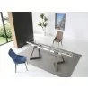 Delta Extendable Dining Table - Grey - Lifestyle - Delta Extendable Dining Table - Grey - Lifestyle