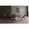 Flow Round Dining Table in Walnut - Lifestyle