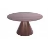 Whiteline Modern Living Norfolk Dining Table In Walnut - Top Angled - Whiteline Modern Living Norfolk Dining Table In Walnut - Top Angled