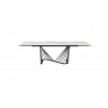 hiteline Modern Living Roma Extendable Dining Table - Front and Extended