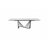 hiteline Modern Living Roma Extendable Dining Table - Front and Extended - hiteline Modern Living Roma Extendable Dining Table - Front and Extended