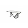 hiteline Modern Living Roma Extendable Dining Table - Angled - hiteline Modern Living Roma Extendable Dining Table - Angled
