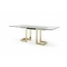 Whiteline Modern Living Sumo Rectangle Dining Table - Angled - Whiteline Modern Living Sumo Rectangle Dining Table - Angled