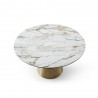 Whiteline Modern Living Charlotte Round Dining Table - Top View