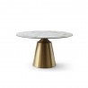 Whiteline Modern Living Charlotte Round Dining Table - Front