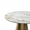 Whiteline Modern Living Charlotte Round Dining Table - Tabletop Close-up