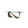 Tiffany Dining Table in Bronze- front view - Tiffany Dining Table in Bronze- front view